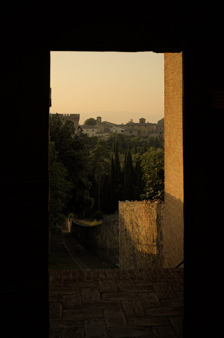 Perugia widok z klasztoru na monteripido